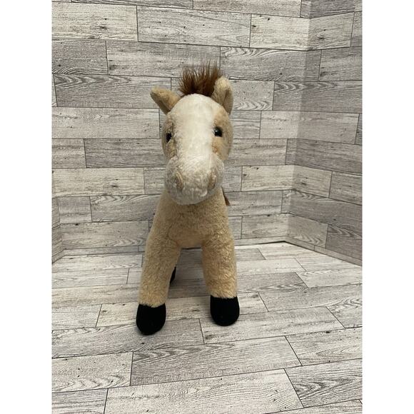 Ganz Horse Get Your Hands On A Ganz Brown White Plush Stuffed Animal Toy - Picture 1 of 6